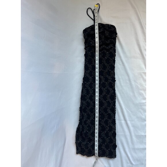 White House Black Market Y2K Textured Cocktail Midi Dress Size 12 Vintage Retro - Picture 7 of 7